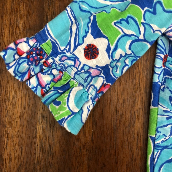 Lilly Pulitzer Worth Blue Mayflower Somerset dress - Picture 4 of 4